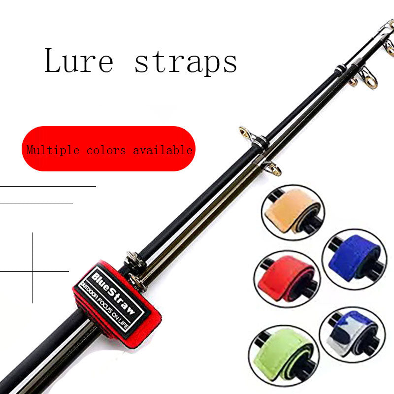 Lure rod belt protective cover elastic rod belt fishing rod storage strap Lure rod ball rock rod guard rod cap