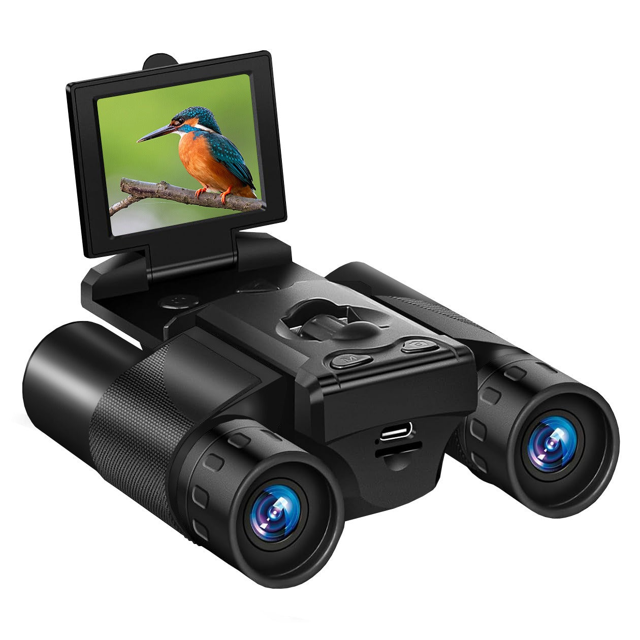 HD video camera starlight night vision bird watching telescope outdoor with screen binoculars digital telescope