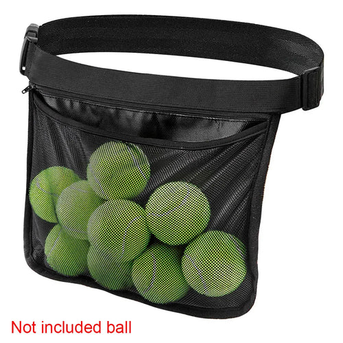 Tennis Ball Band Holder,Adjustable Pickleball Waist Pouch Holder,Mesh