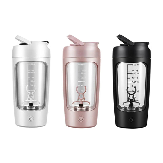 Portable Electric Protein Shaker Bottle USB Rechargeable Blender