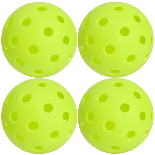 1/2/4pcs Durable Outdoor Pickleball Balls 40 Holes Training Pickleball