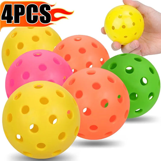 1/4pcs Pickleball Balls Pickle Ball Professional 40 Holes 74mm Adult