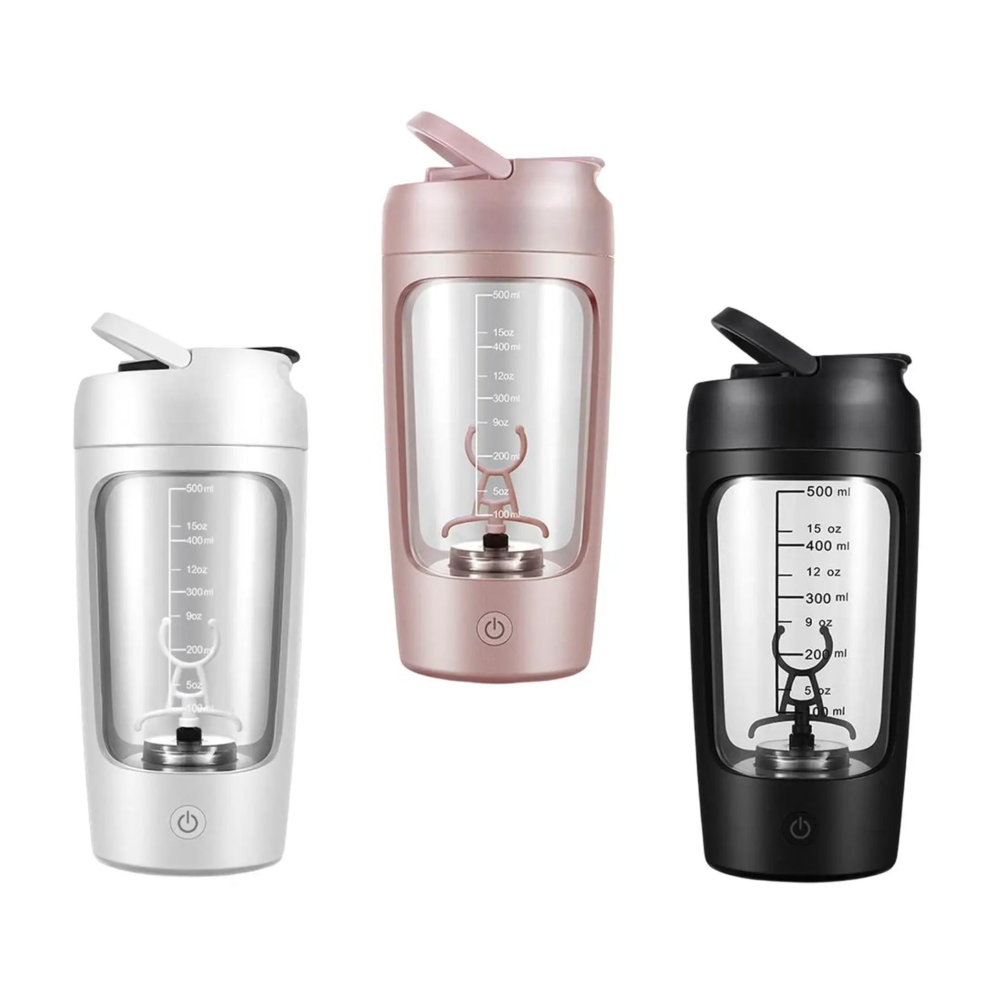 Portable Electric Protein Shaker Bottle USB Rechargeable Blender